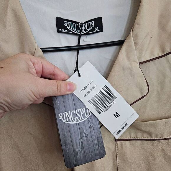 NWT Ringspun Mountain Button Down Shirt - Picture 4 of 7